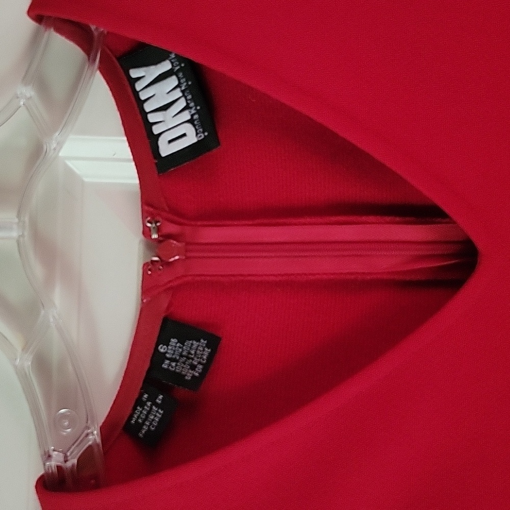 EUC Red DKNY dress - Picture 2 of 3